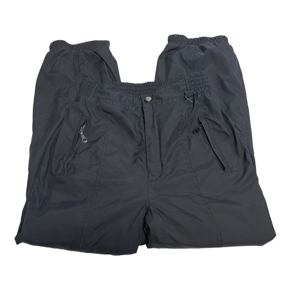 Rainier Ski Insulated Winter Snow Pants Black Size 10